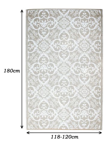 JACK Outdoor Teppich 120x180cm In- & Outdoor in Ornamente Taupe