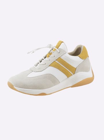 Heine Sneaker in weiß-gelb