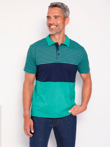 Sieh an! Poloshirt in smaragd-marine