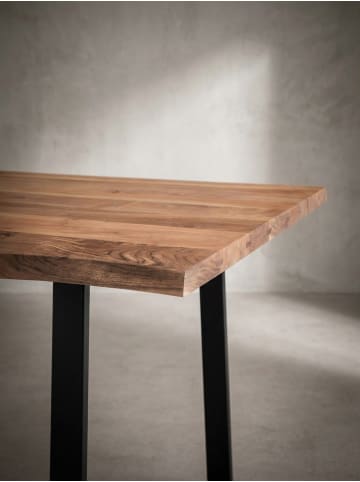 KADIMA DESIGN Esszimmertisch 120x60x76 cm Massivholz / Metall Esstisch
