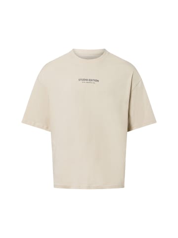 Alpha Industries T-Shirt Studio Edition BP in beige lila - 0001