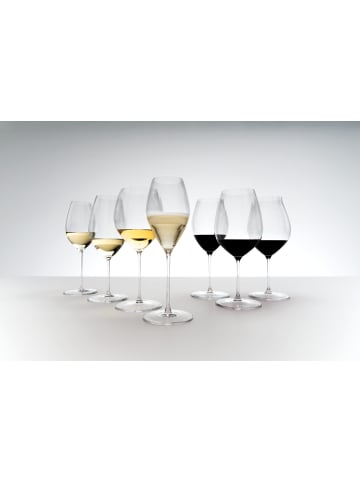 RIEDEL Glas 4er Set Champagnergläser Performance 375 ml in transparent