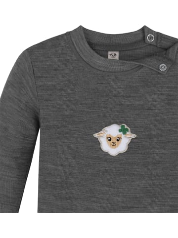 Normani Outdoor Sports 3er Pack Baby Merino Longsleeve „Taupo" in Anthrazit