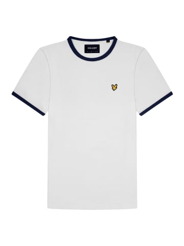 Lyle & Scott T-Shirt in Weiß/Marine