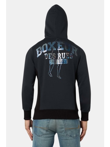 Boxeur des Rues Sweatjacke Hooded Full Zip in Anthracite