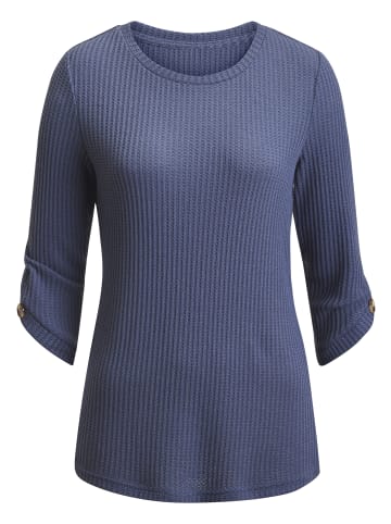 LASCANA 3/4-Arm-Shirt in blau
