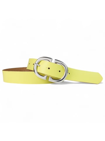 FRONHOFER Ledergürtel in Lemon