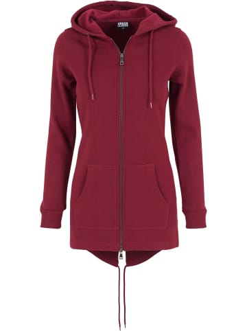 Urban Classics Zip-Kapuzenpullover in burgundy