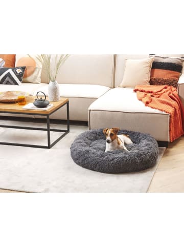 Beliani Tierbett KULU in Grau - (W) 80 x (H) 20 x (L) 80 cm