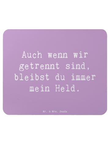 Mr. & Mrs. Panda Mouse Pad Spruch Trennung von den Eltern Held m... in Lavendeltraum
