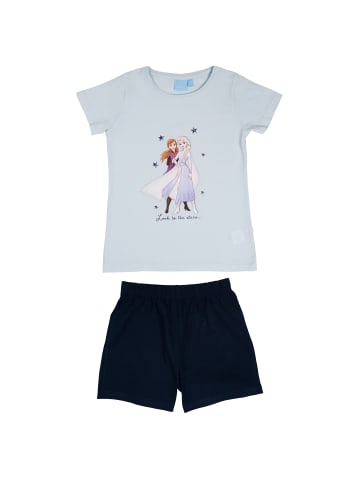 Disney Frozen Disney Frozen - Die Eiskönigin Schlafanzug - Look to the Stars in blau/schwarz