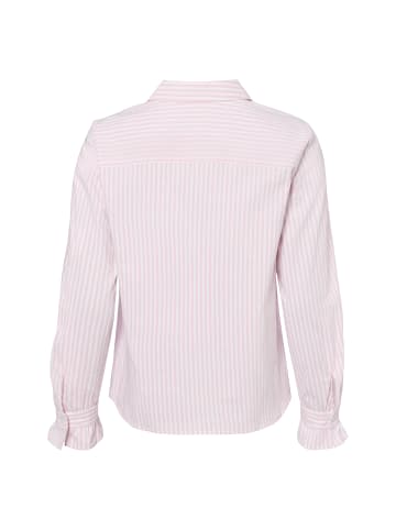 More & More Bluse in rosa weiß
