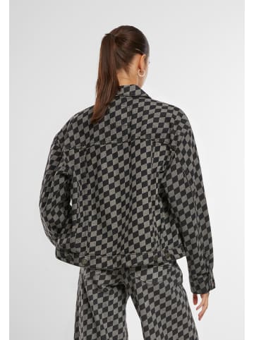 Urban Classics Jeansjacken in blacklasercheck