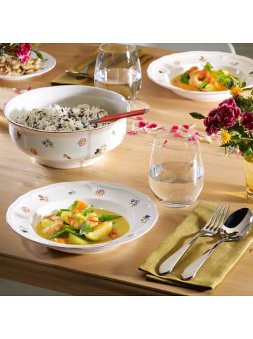 Villeroy & Boch 6er Set Salatschalen Petite Fleur ø 20,5 cm weiß in weiß