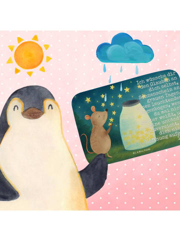 Mr. & Mrs. Panda badezimmermatten Maus Sterne Design mit Spruch in Weiß