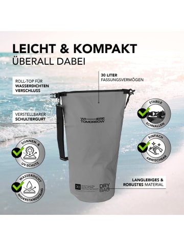 Where Tomorrow PVC dry bag Style 01 30L grau  grau