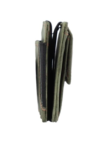 Greenburry Vintage Magic Geldbörse RFID Leder 10 cm bottle green