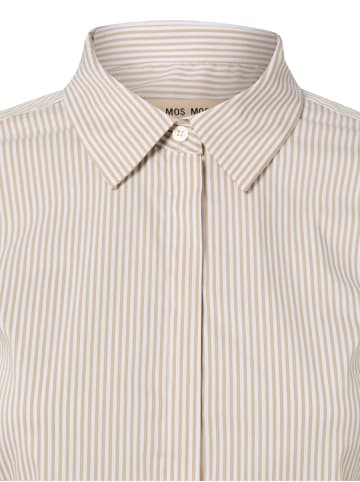 Mos Mosh Bluse MMMattie in taupe weiß - 0001