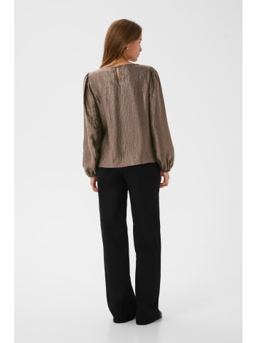 Kaffe Langarm-Bluse KArizz Regular fit in Morel