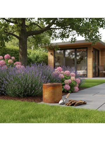 relaxdays Rasenkante in Braun - 10 m