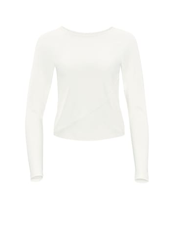 Winshape Functional Light and Soft Cropped Long Sleeve Top AET131LS in cream