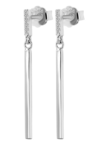 Adeliás Damen Ohrringe – Ohrstecker aus 925 Silber in silber