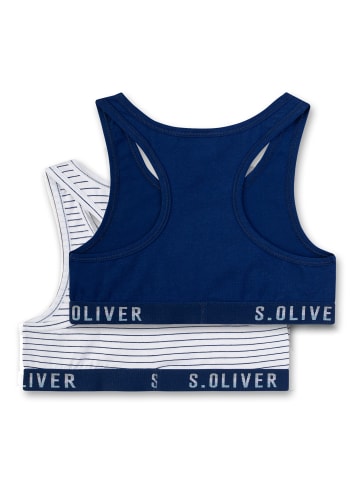 S. Oliver Bustier in Blau