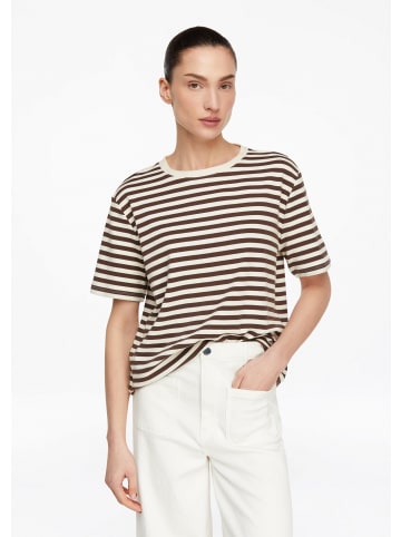 comma T-Shirt in 89G0_dunkelbraun