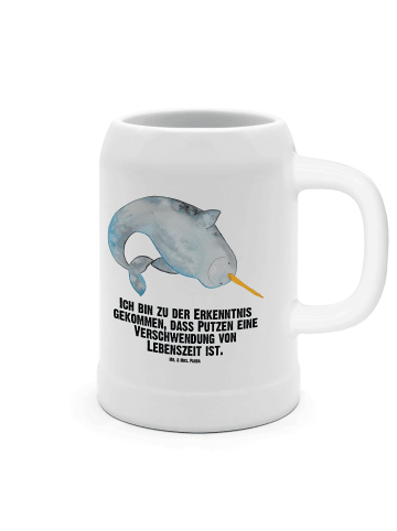 Mr. & Mrs. Panda Humpen Narwal mit Spruch in Weiß