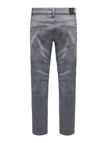 ONLY & SONS Normal geschnitten jeans in Medium Grey Denim 1