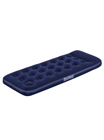 Bestway Single-Luftbett mit integrierter Fußpumpe 185 x 76 x 28 cm in Blau ab 10 Jahre