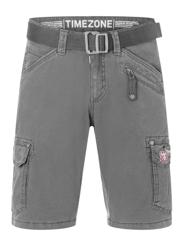 Timezone Shorts Kurze Cargo Hose Regular Mid Waist Pants in Grau