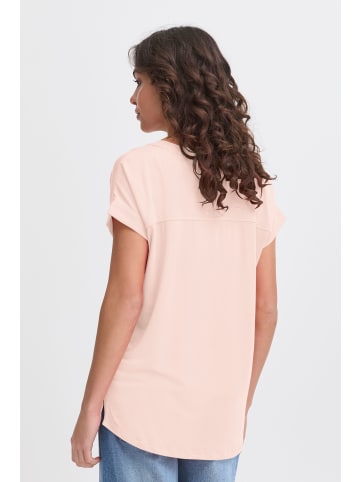 Fransa Kurzarm-Bluse FRLIV Loose fit in Rose Smoke