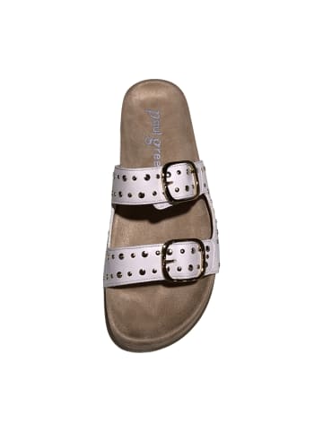 Paul Green Plateau Pantoletten in Weiß