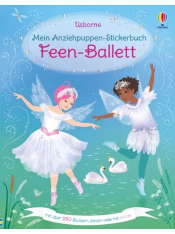 Usborn Buch - Mein Anziehpuppen-Stickerbuch: Feen-Ballett