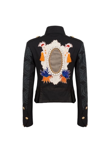 Mr&Mrs Italy Schwarz Baumwolle Damen Jacke