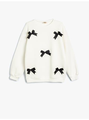 KOTON Sweatshirt in Ekru