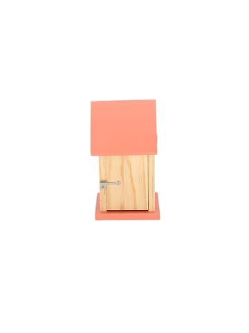 Rivanto Vogelhaus in Rot | Braun | Weiß
