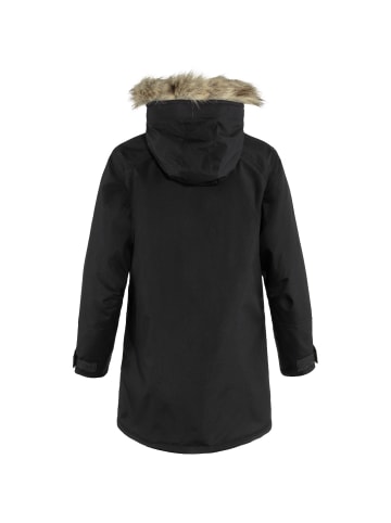 FJÄLLRÄVEN Winterjacke Nuuk Parka in Schwarz