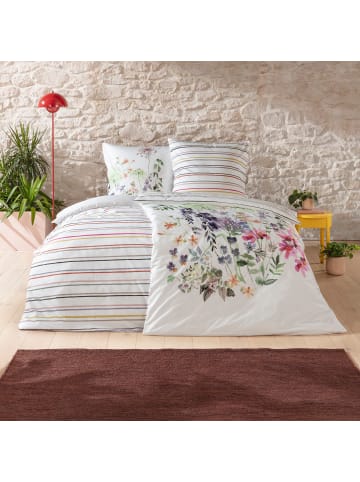 Estella Mako-Satin Wendebettwäsche in bunt