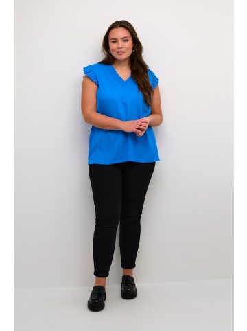 KAFFE curve Ärmellose Bluse KCdahlie in French Blue