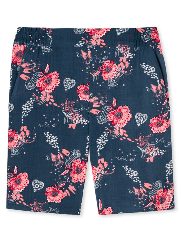 Schiesser Pyjamahose Bermuda Mix & Relax in Petrol