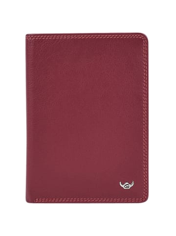 Golden Head Polo Ausweisetui RFID Leder 9 cm rot