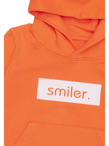 smiler. Sweatshirtkapuzenpul mini-buddy. in orange