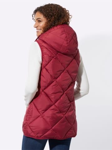 WITT WEIDEN Long-Steppweste in dunkelrot