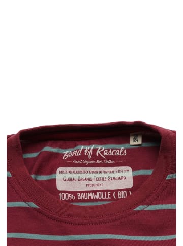 Band of Rascals Longsleeve " Striped " in bordeaux