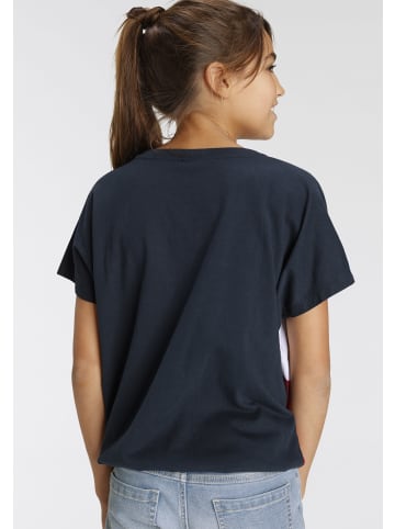 Kangaroos Fledermausshirt in weiß marine rot
