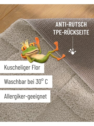 Wecon Home Badteppich Davie in seiden grau
