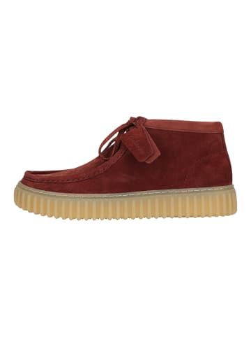 Clarks Schnürschuhe Torhill High in 5313A Wine Suede