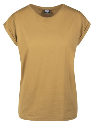 Urban Classics Urban Classics Damen Ladies Extended Shoulder Tee in nut